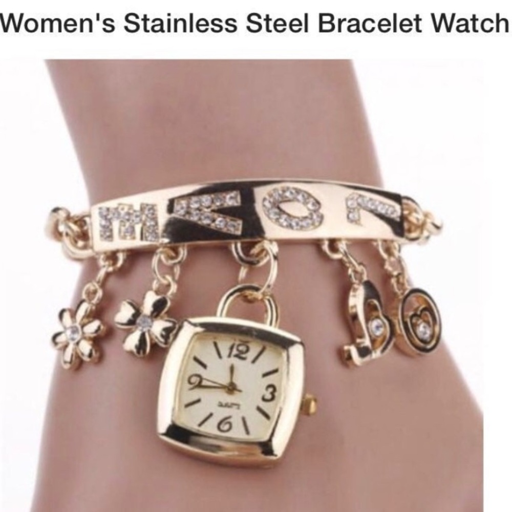 Gold Women's Bracelet Watch